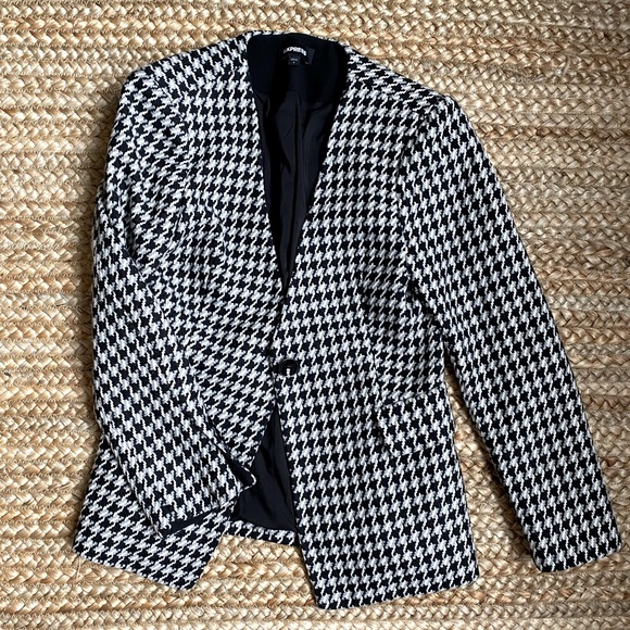 Express Jackets & Blazers - Houndstooth wool blazer